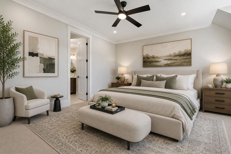 Furnished interior view inside a new home in , Moncks Corner (Image 41).