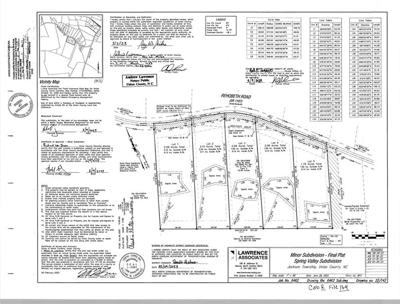Recorded Plat Map Recorded Plat Map