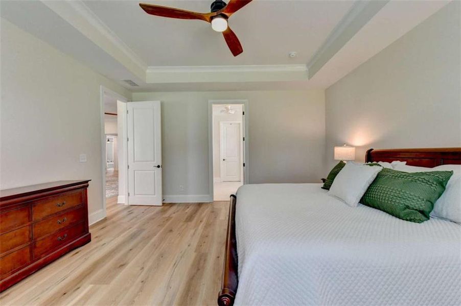 Furnished interior view inside a new home in , Hoschton (Image 44).