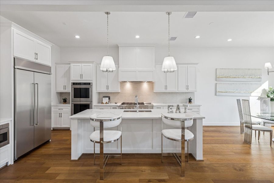 Furnished interior view inside a new home in , Houston (Image 34).