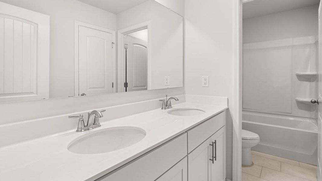 Furnished interior view inside a new home in Butner Estates, South Fulton (Image 9).