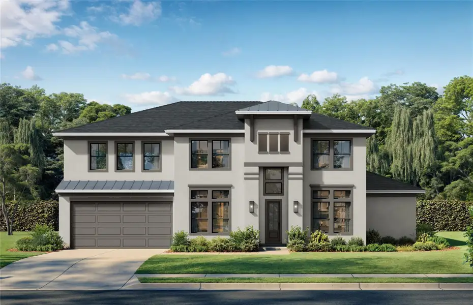 Rendering of exterior front