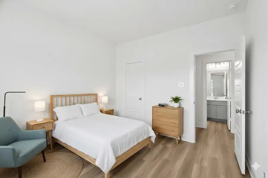 Furnished interior view inside a new home in Hallimore Ranch, Rosenberg (Image 8).