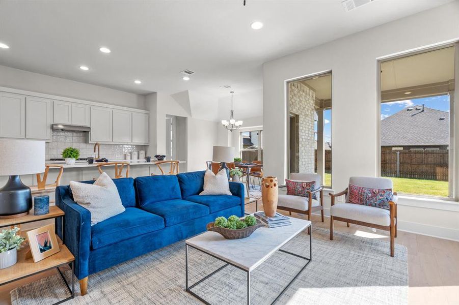 Furnished interior view inside a new home in The Parks at Panchasarp Farms - Phase 2, Burleson (Image 29). Furnished interior view inside a new home in The Parks at Panchasarp Farms - Phase 2, Burleson (Image 29).