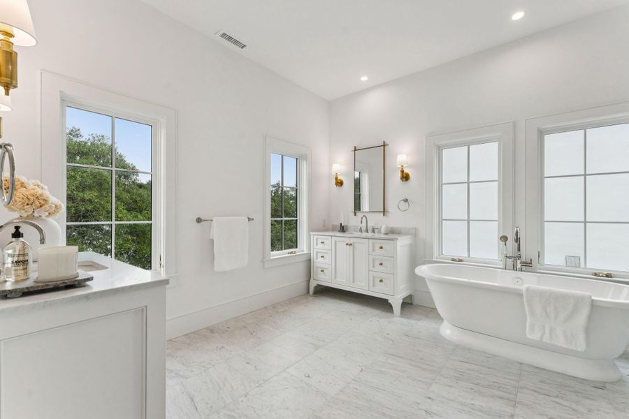 Furnished interior view inside a new home in , Charleston (Image 35).