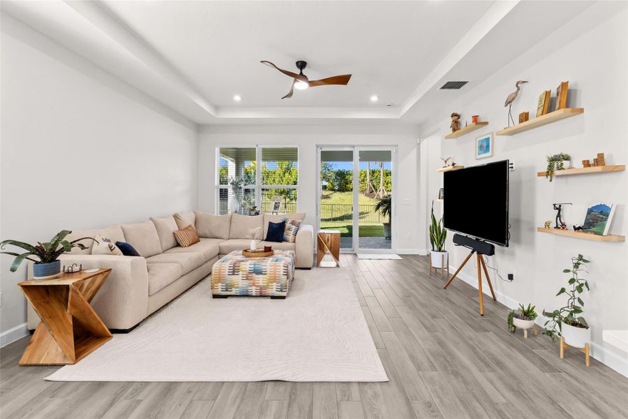 Furnished interior view inside a new home in , Port St. Lucie (Image 10).