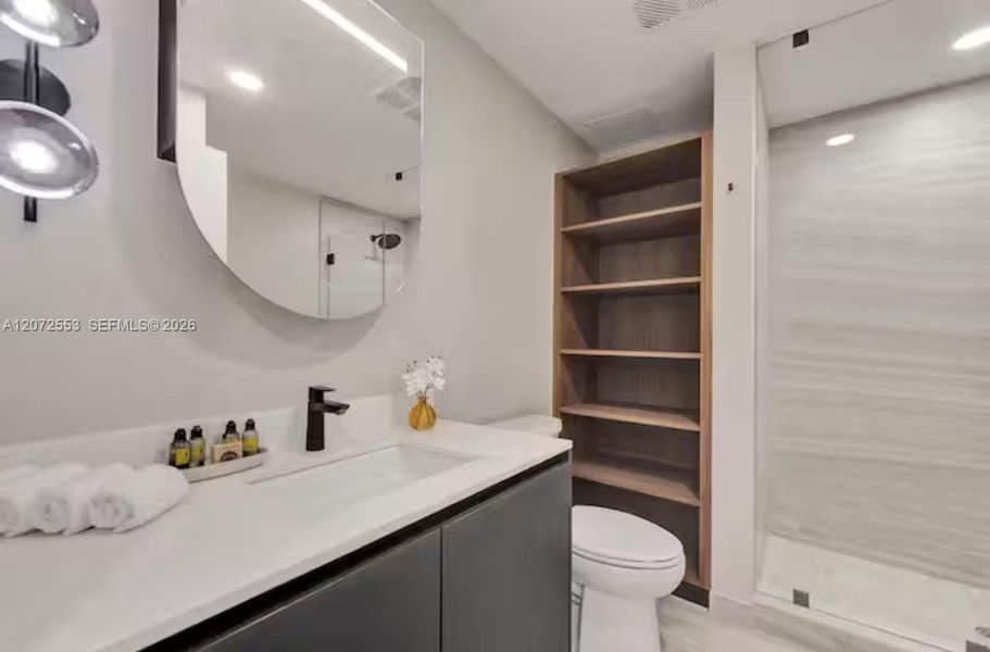 Furnished interior view inside a new home in , Miami Beach (Image 13).