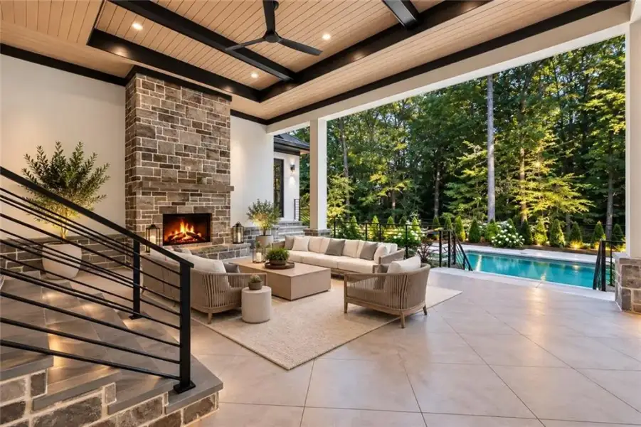 Exterior details and patio area of a home in , Lawrenceville (Image 32). Exterior details and patio area of a home in , Lawrenceville (Image 32).
