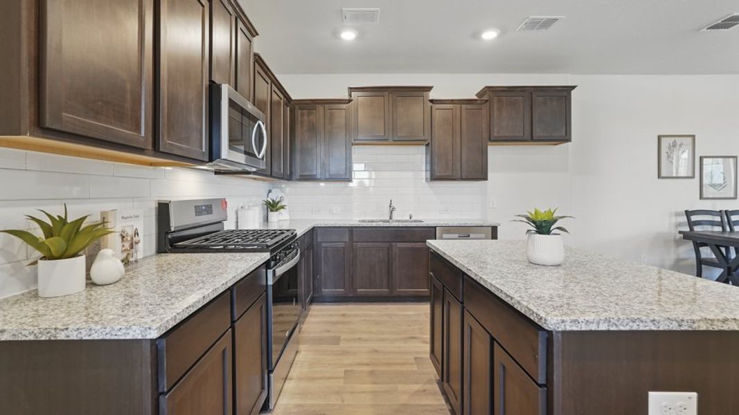 Representative furnished interior of a home built from the Caspian by D.R. Horton in Liberty Crossing, Royse City (Image 11). Representative furnished interior of a home built from the Caspian by D.R. Horton in Liberty Crossing, Royse City (Image 11).