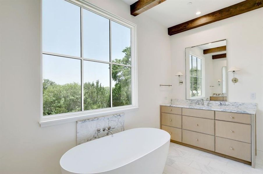 Furnished interior view inside a new home in Amarra Villas, Austin (Image 6).