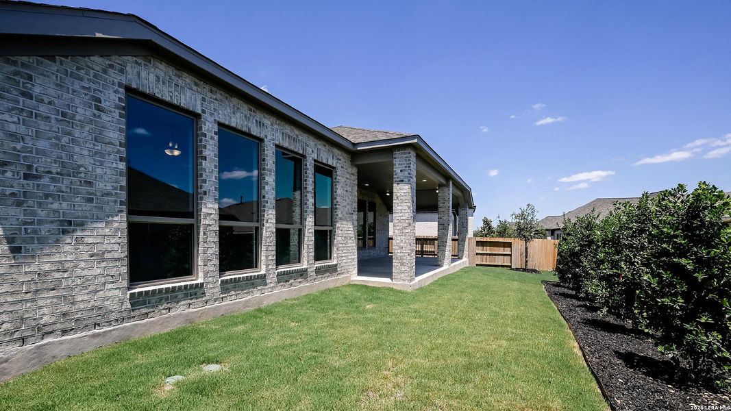 Exterior details and patio area of a home in Veramendi, New Braunfels (Image 4).
