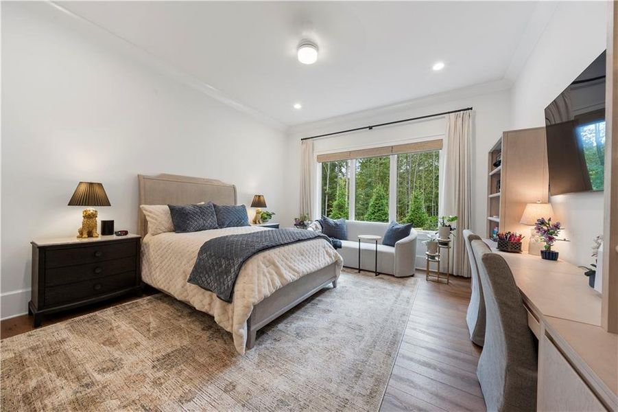 Furnished interior view inside a new home in , Alpharetta (Image 34).