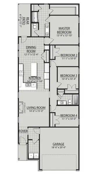 Eastover II S - Floor Plan - DSLD Homes Eastover II S - Floor Plan - DSLD Homes
