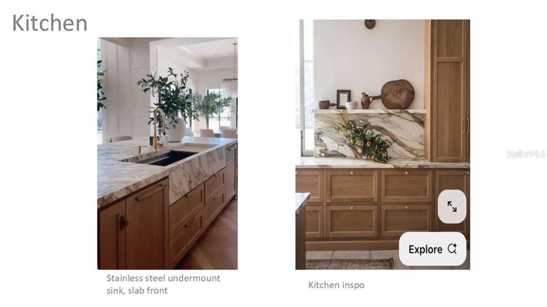 Kitchen selections & inspo