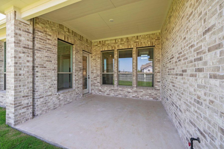 Rear Covered Patio