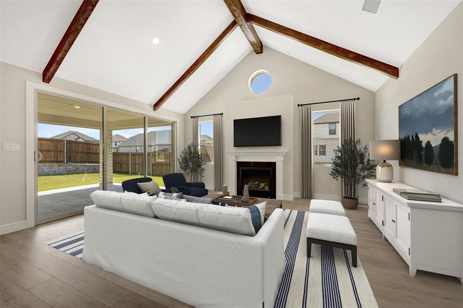 Furnished interior view inside a new home in Elevon, Lavon (Image 10).