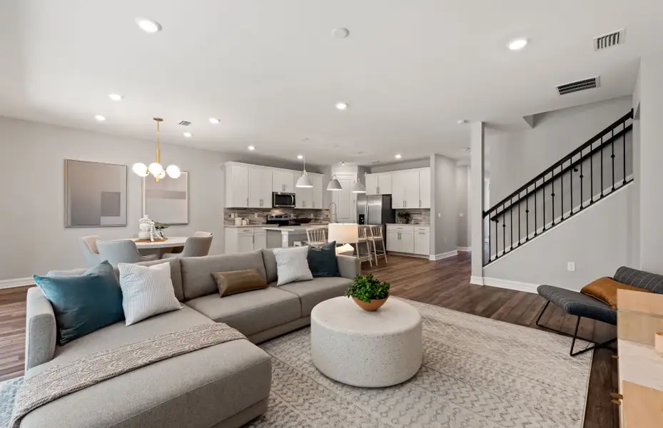 Furnished interior view inside a new home in Whispering Lakes, Lehigh Acres (Image 10).