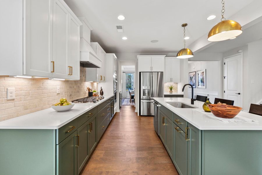 Furnished interior view inside a new home in Stafford at Langtree, Mooresville (Image 9).