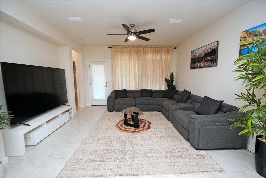 Furnished interior view inside a new home in Mason Woods, Cypress (Image 8).