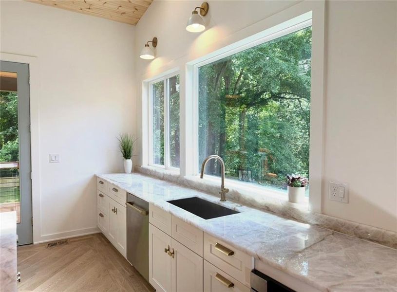 Furnished interior view inside a new home in , Decatur (Image 9).