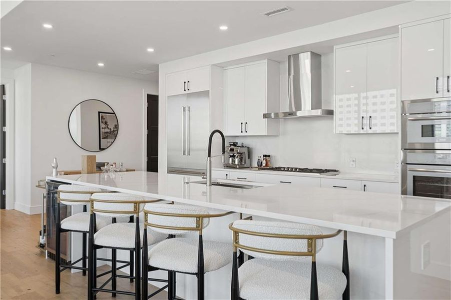 Furnished interior view inside a new home in , Atlanta (Image 17).
