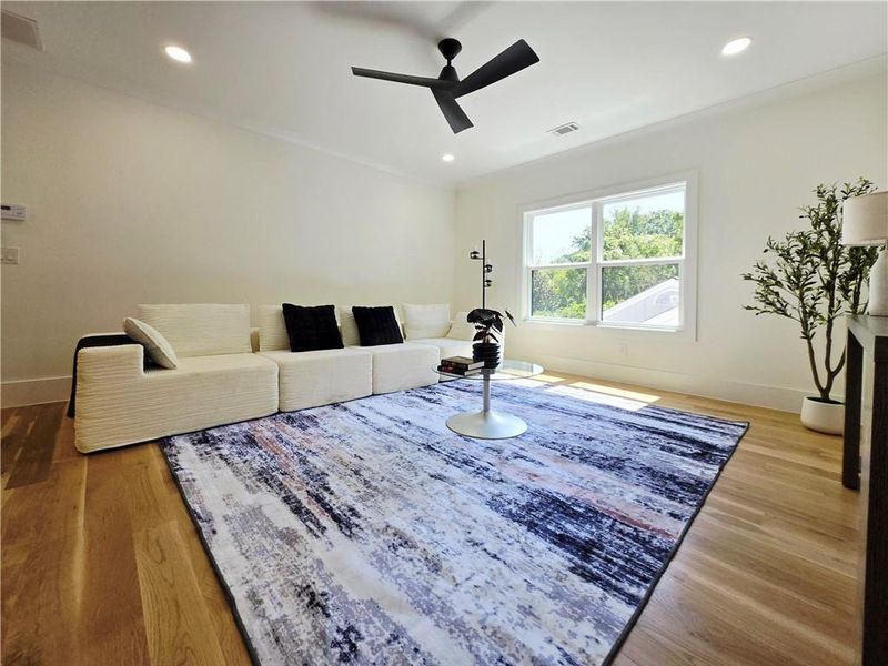 Furnished interior view inside a new home in , Atlanta (Image 24).