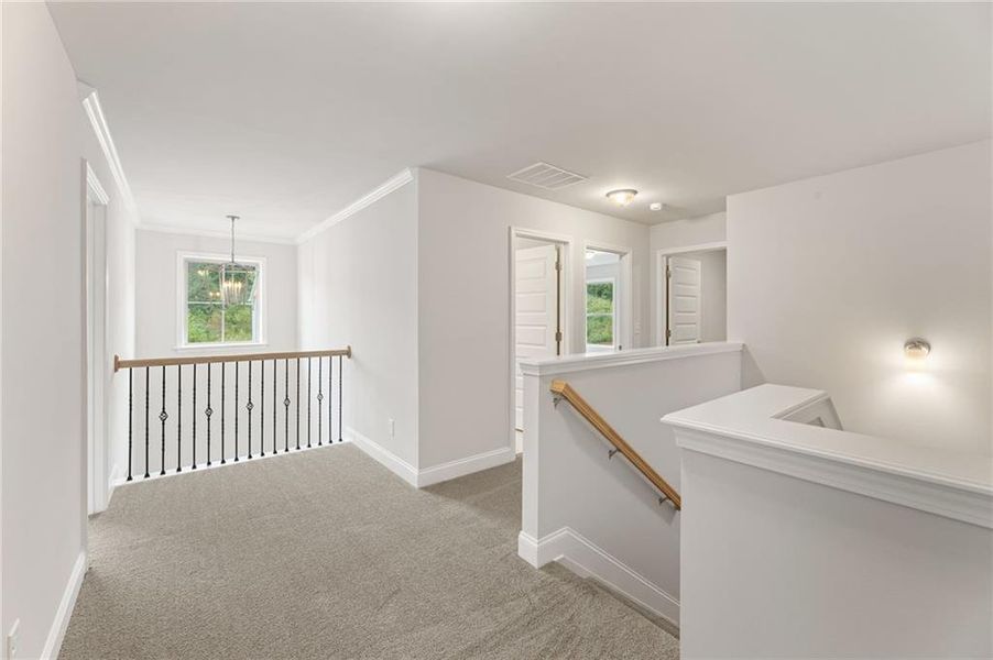 Spacious, unfurnished interior of a new home in Hellen Valley, Braselton (Image 32).