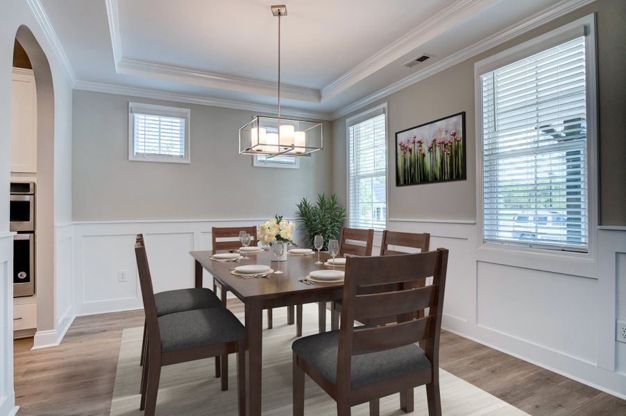 Representative furnished interior of a home built from the Clark by McKee Homes in Legacy Lakes, Aberdeen (Image 22).
