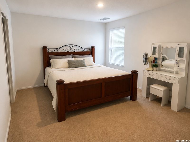 Furnished interior view inside a new home in Bertram Oaks, Bertram (Image 9). Furnished interior view inside a new home in Bertram Oaks, Bertram (Image 9).