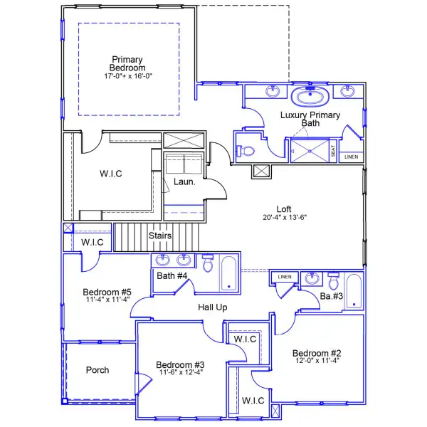 2D floor plan layout of this home in Scotts Hill Village, Wilmington, NC (Image 4). 2D floor plan layout of this home in Scotts Hill Village, Wilmington, NC (Image 4).