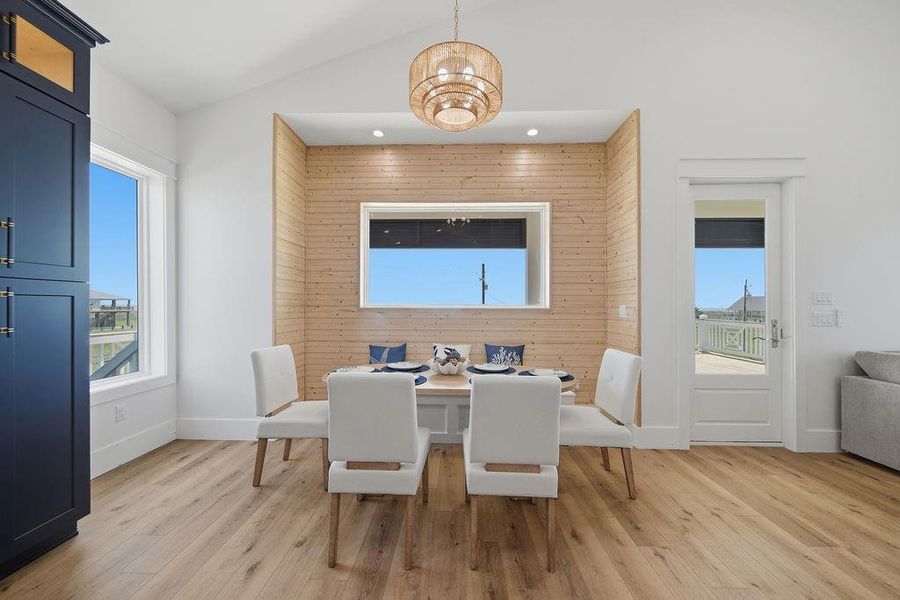 Furnished interior view inside a new home in , Crystal Beach (Image 32). Furnished interior view inside a new home in , Crystal Beach (Image 32).