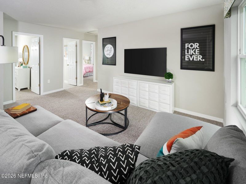 Furnished interior view inside a new home in , Jacksonville (Image 5).