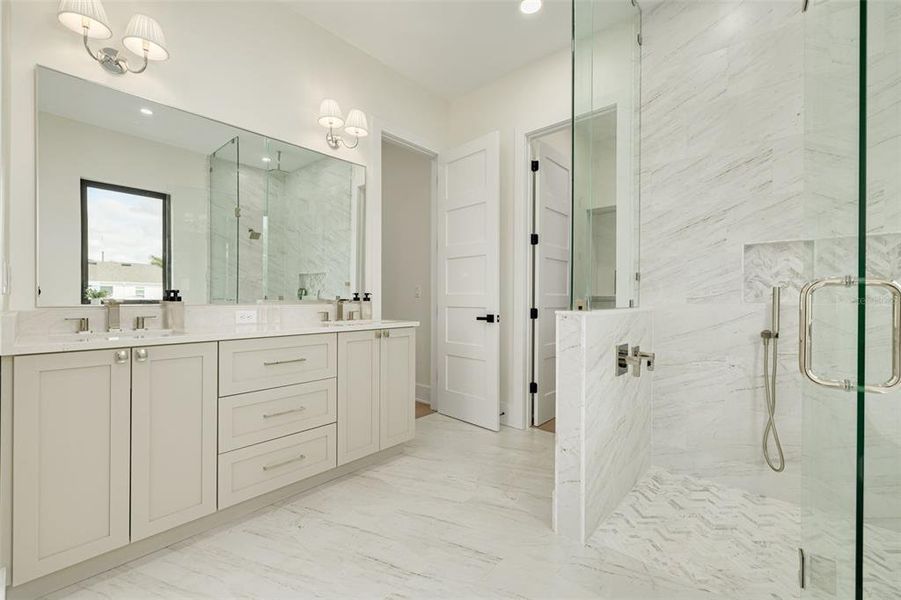 Furnished interior view inside a new home in , Tampa (Image 19).