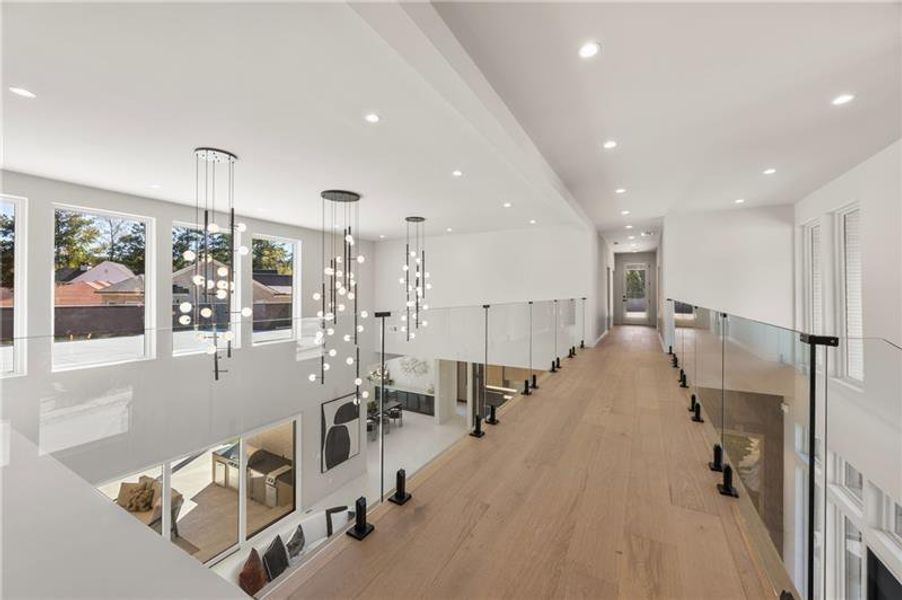 Furnished interior view inside a new home in , Atlanta (Image 9).