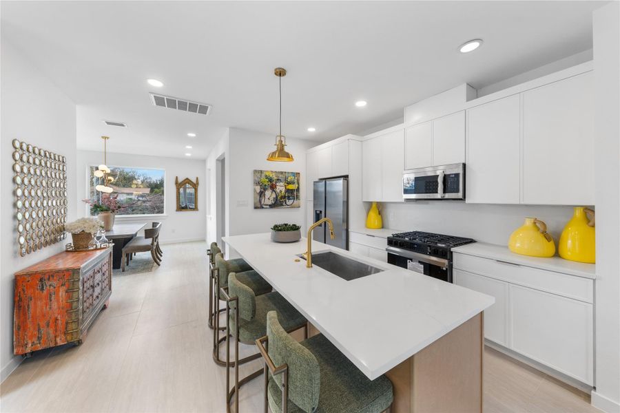 Furnished interior view inside a new home in , Houston (Image 6).