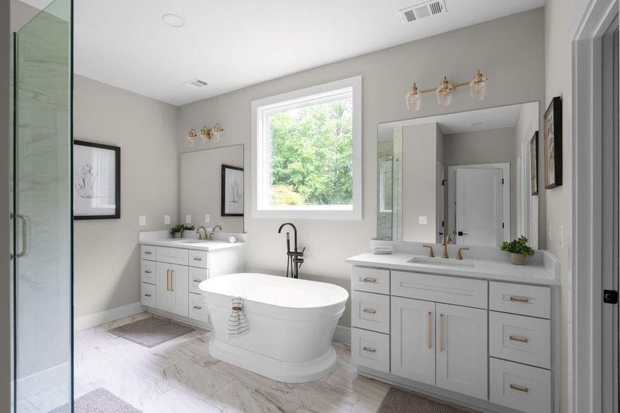 Furnished interior view inside a new home in , Lilburn (Image 12).