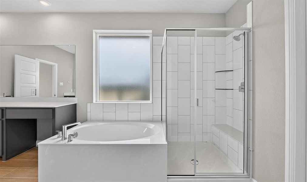 Furnished interior view inside a new home in Treeline, Justin (Image 13).