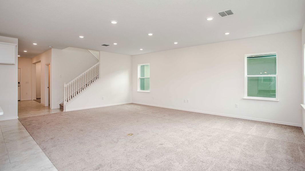Representative unfurnished interior of a home built from the Carlisle by Maronda Homes in Malabar Springs, Palm Bay (Image 62).