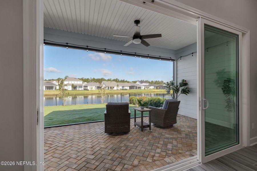 Exterior details and patio area of a home in Seabrook Village at Seabrook, Ponte Vedra (Image 4).