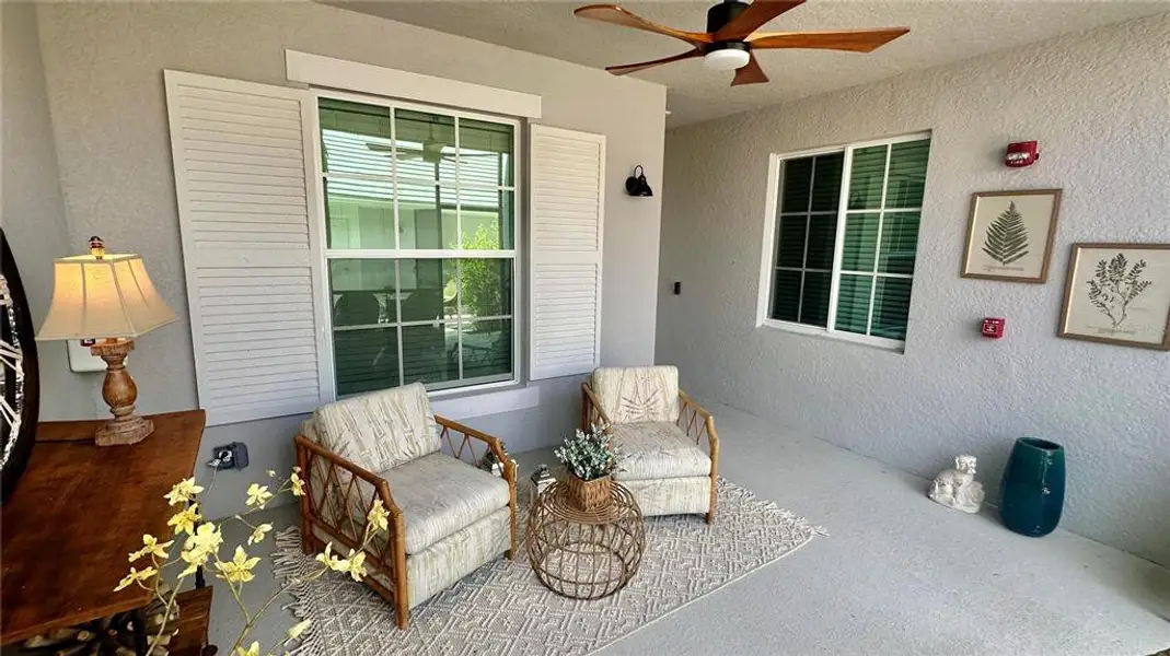 Exterior details and patio area of a home in , Punta Gorda (Image 2). Exterior details and patio area of a home in , Punta Gorda (Image 2).