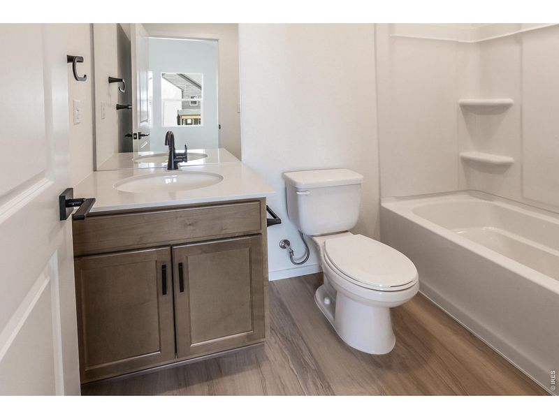 Furnished interior view inside a new home in Prairie Song Story Collection - Single Family Homes, Windsor (Image 14).