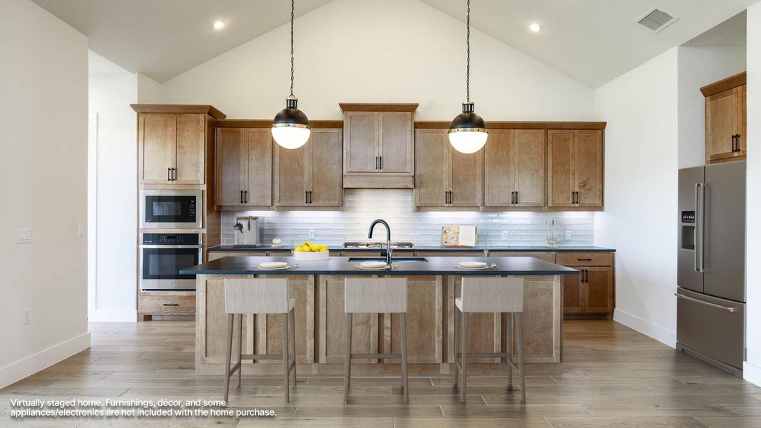Furnished interior view inside a new home in Easton Park, Austin (Image 9).