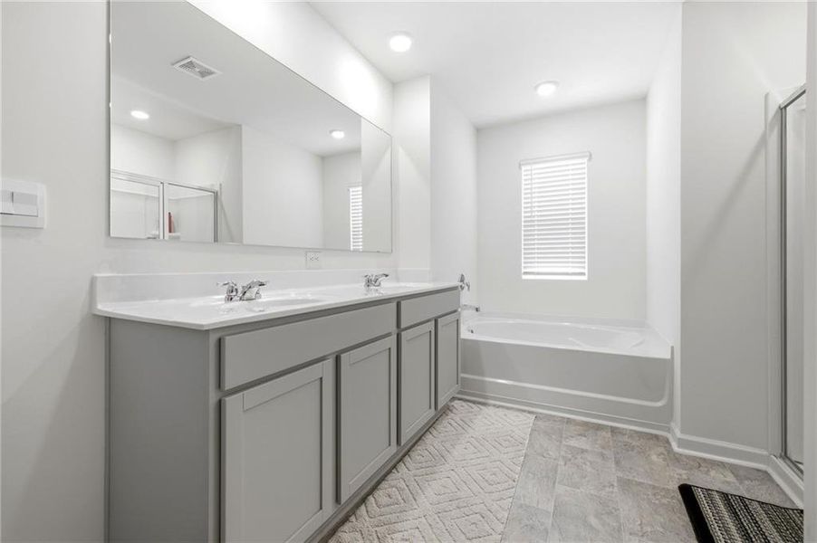 Furnished interior view inside a new home in Twin Lakes, Hoschton (Image 18).