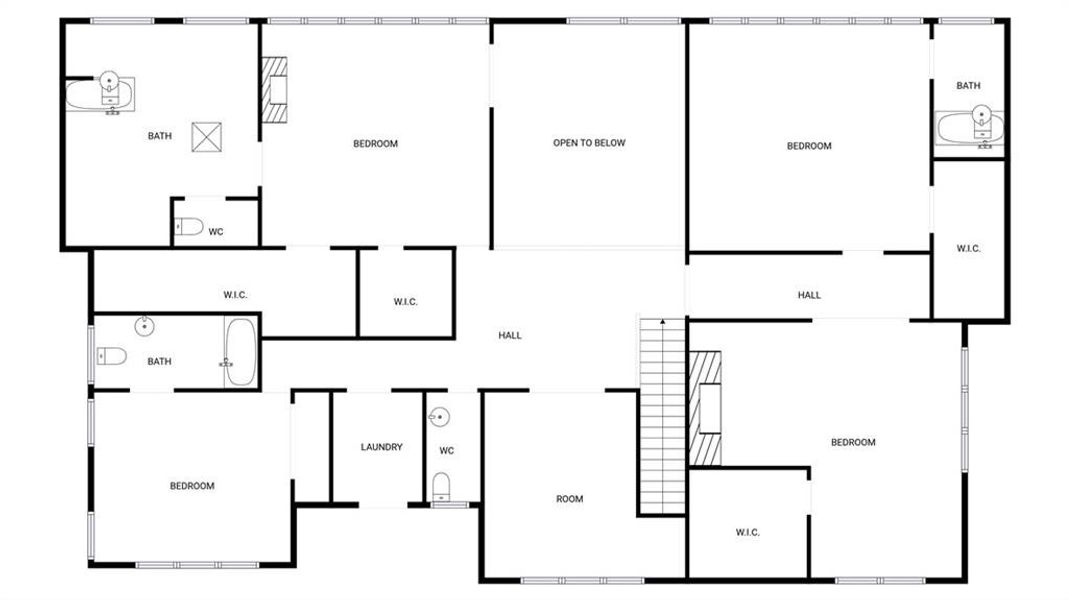 2D floor plan layout of this home in , Bethlehem, GA (Image 5).