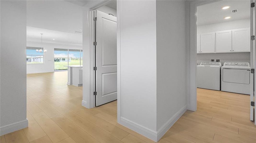 Spacious, unfurnished interior of a new home in Woodland Preserve, Parrish (Image 42).