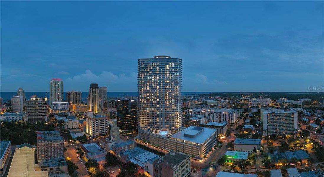 Condo located in St. Petersburg, FL showcasing its design and architecture (Image 41).