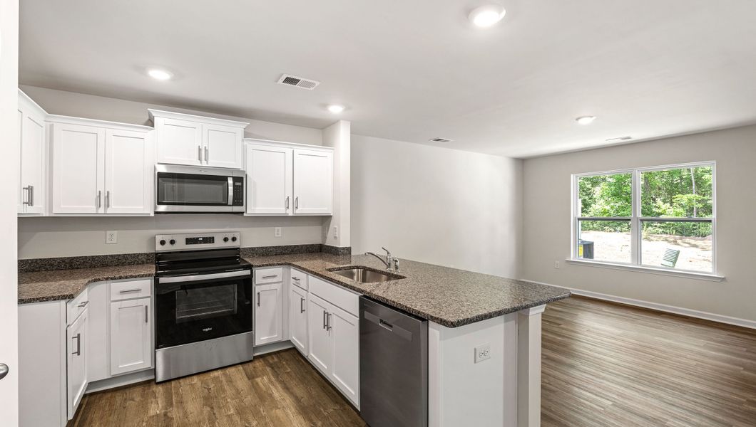 Furnished interior view inside a new home in Chestnut Ridge Townhomes, Greenville (Image 8).