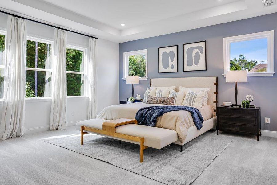 Furnished interior view inside a new home in Reserve at Hickory Walk, Kennesaw (Image 22).