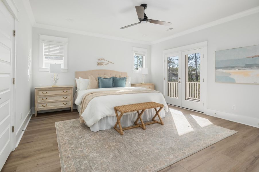 Furnished interior view inside a new home in Wando Village, Charleston (Image 43).
