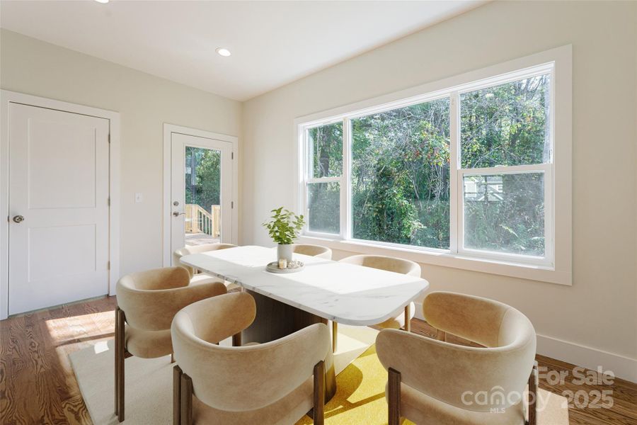 Furnished interior view inside a new home in , Asheville (Image 6). Furnished interior view inside a new home in , Asheville (Image 6).